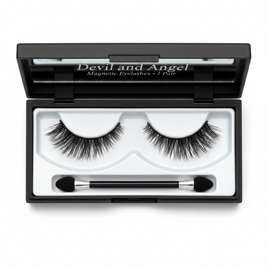 500 sets of minimum batch magnetic suction false eyelashes for women, natural simulation soft eyelashes, reusable and adhesive free