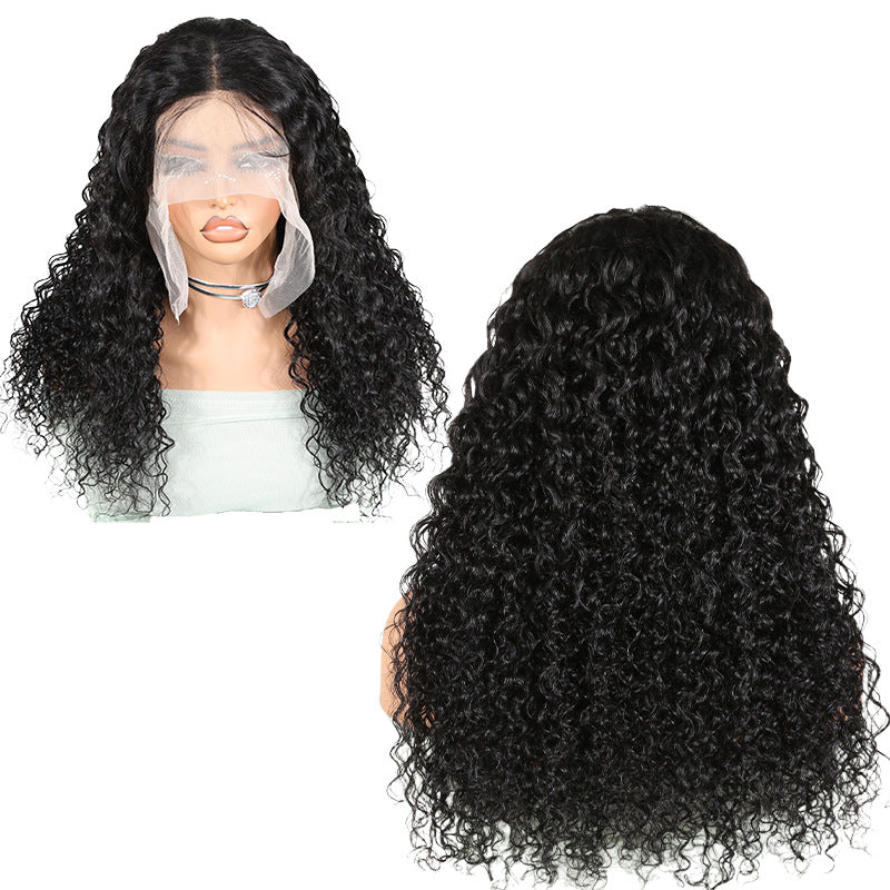 Hair Deep Wave Lace Frontal Wig human hair wig 180% density