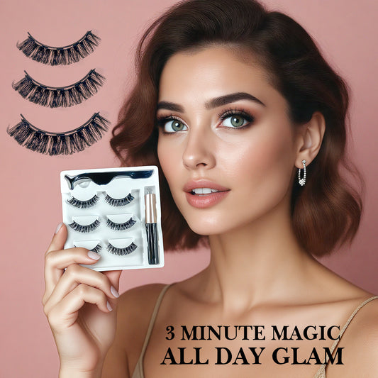 Magnet false eyelashes 3 pairs of fake eyelashes Russian false eyelashes supernatural