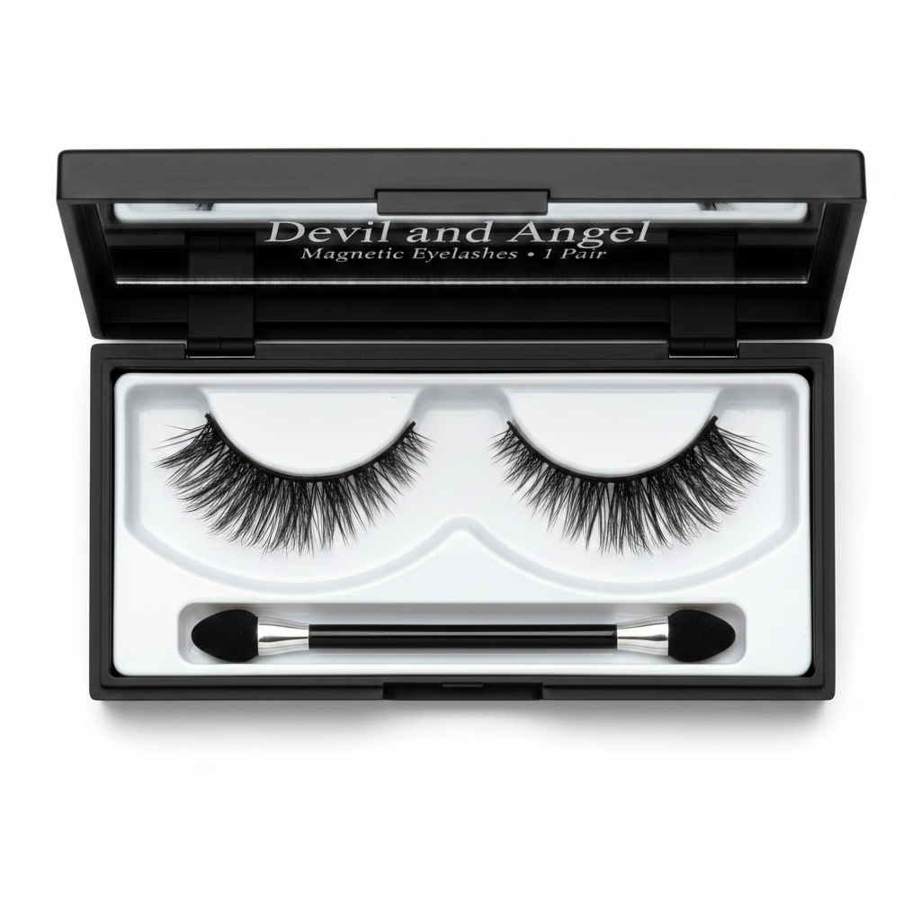 500 sets of minimum batch magnetic suction false eyelashes for women, natural simulation soft eyelashes, reusable and adhesive free