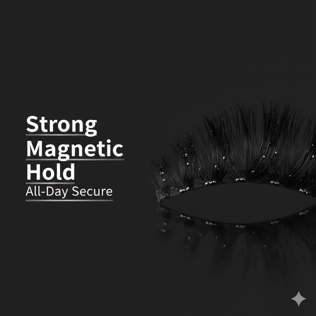 500 sets of minimum batch magnetic suction false eyelashes for women, natural simulation soft eyelashes, reusable and adhesive free