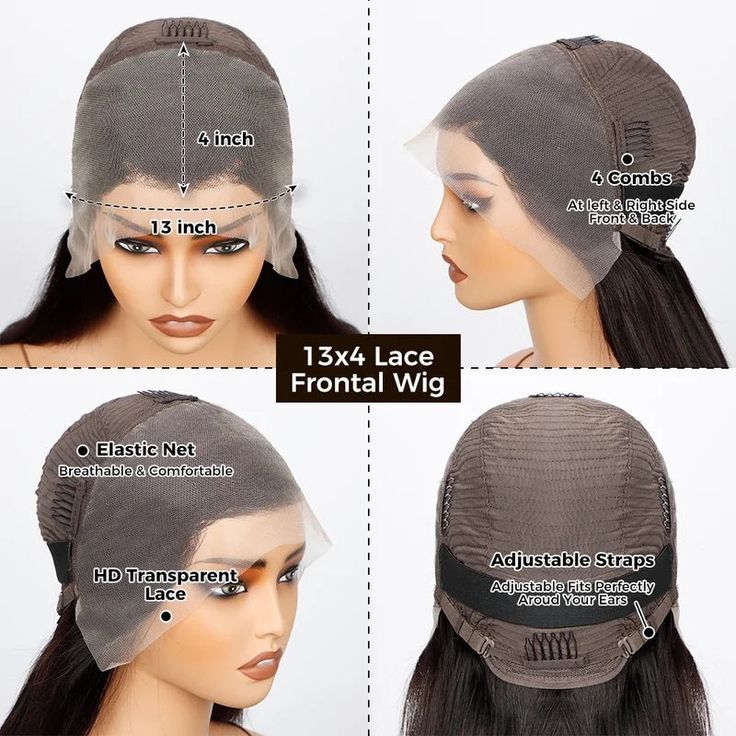 13*4 big lace, glueless human hair BOB wig with real human hair strands