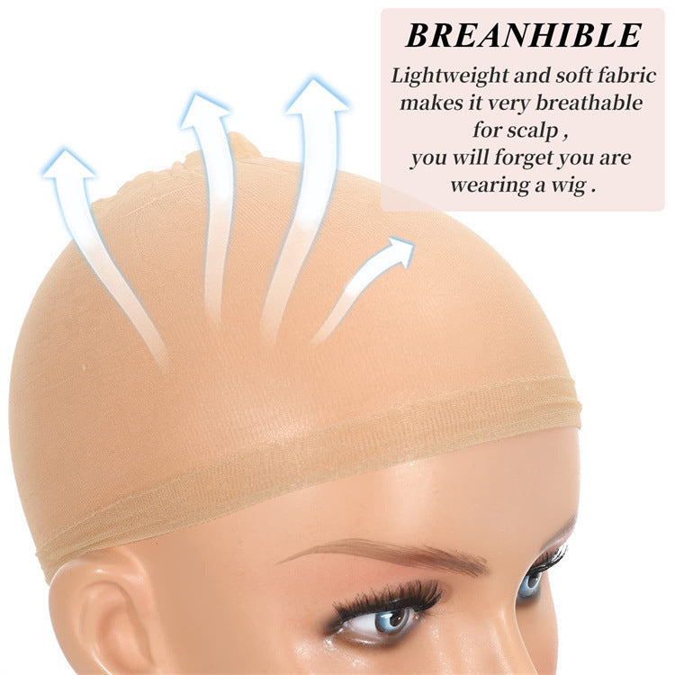 High level hair net compression cap WIG CAP high-definition lace transparent invisible super elastic mesh cap