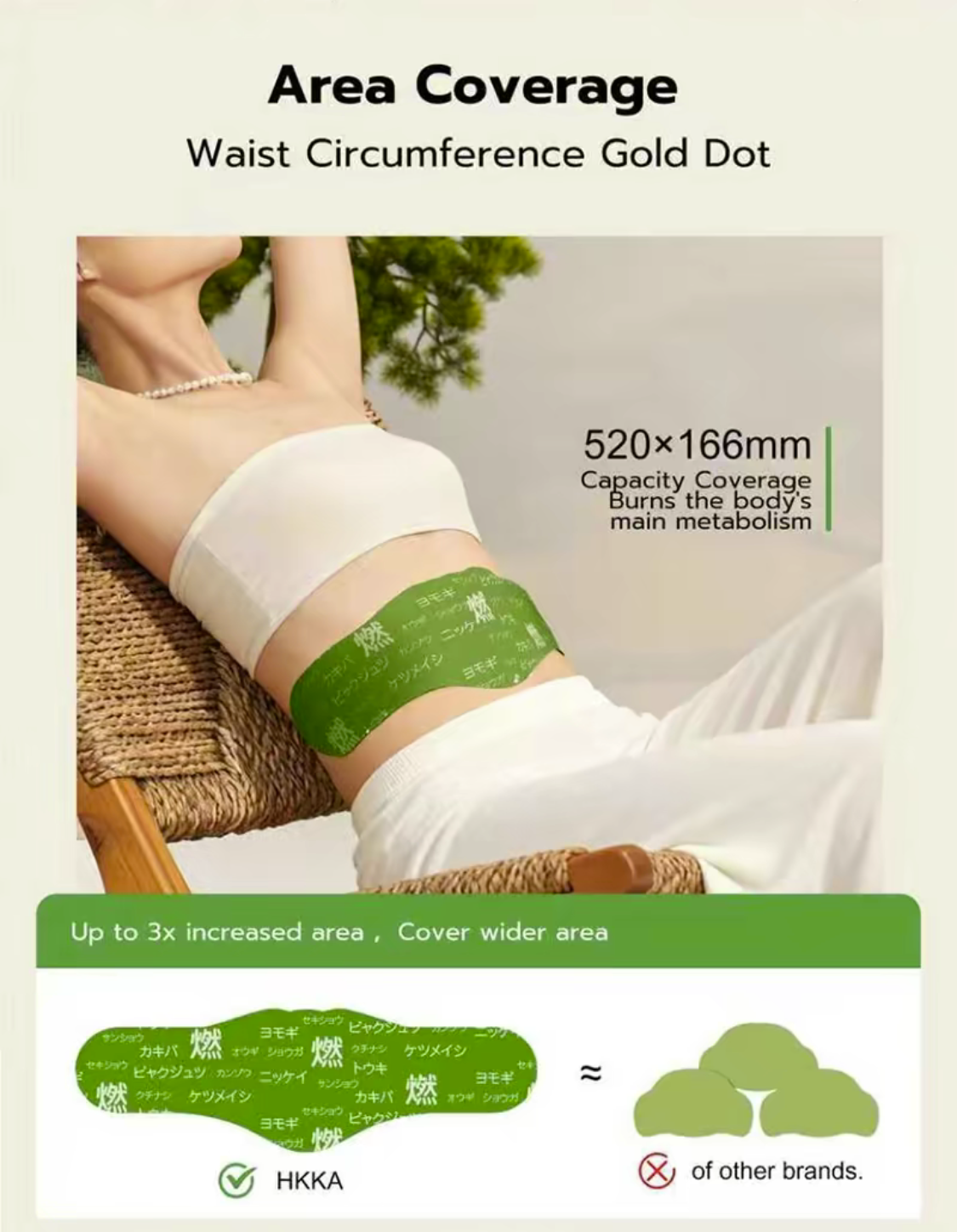 Hanpo Japanese Herbal patch Pad Disposable Body Warmer
