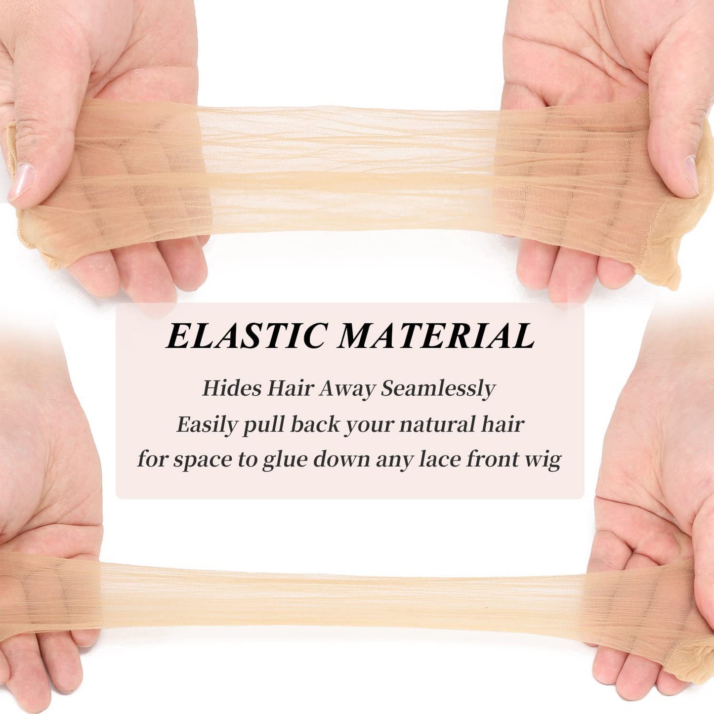 High level hair net compression cap WIG CAP high-definition lace transparent invisible super elastic mesh cap